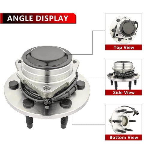Beefy Pair Front Wheel Hub Bearing For Chevy Tahoe Silverado 1500 Suburban 1500 Avalanche 1500 Express 1500 GMC Yukon XL 1500 Sierra