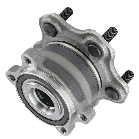 Rear Wheel Bearing Hub Assembly For 4WD Nissan Pathfinder 2013-2019, Infiniti JX35 AWD 2013, Infiniti QX60 AWD 2014-2019, Nissan Murano AWD 2015-2019 Replacement Kit Direct Fit Easy Install Premium Quality, 5-bolt square flange