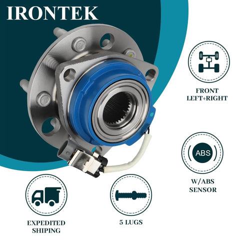 Front Wheel Hub And Bearing Assembly 2 Pack 513087 With ABS 5 Lug Compatible With Buick Century Park Avenue Oldsmobile