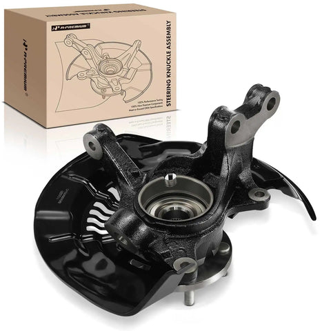 Front Left Steering Knuckle and Wheel Bearing Hub Assembly for Toyota Highlander 2008 to 2017 and Lexus RX350 RX450h 2010 to 2015