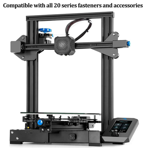 European Standard V Slot Aluminum Extrusion 2040 Profile 3D printer compatibility display