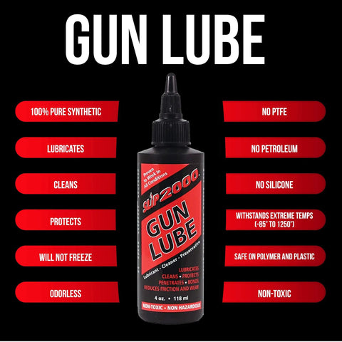 All In One Gun Lube Dope 100 Percent Pure Synthetic CLP For Rifles Pistols And Shotguns Delivers Peak Performance In Any Condition