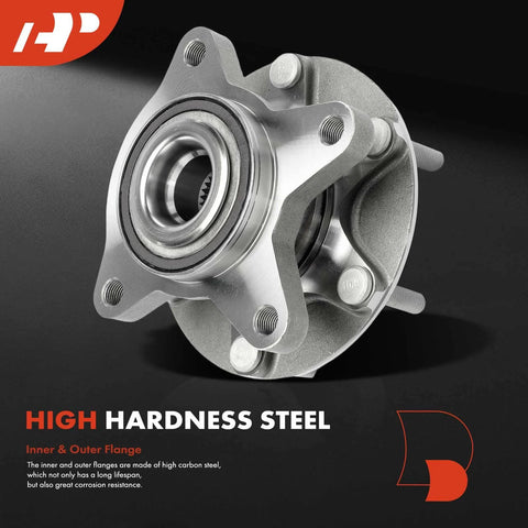 Front Wheel Bearing Hub Assembly For Ford Ranger 2019 To 2023 6 Lug 4WD Or RWD Heavy Duty High Load Capacity Hub Unit