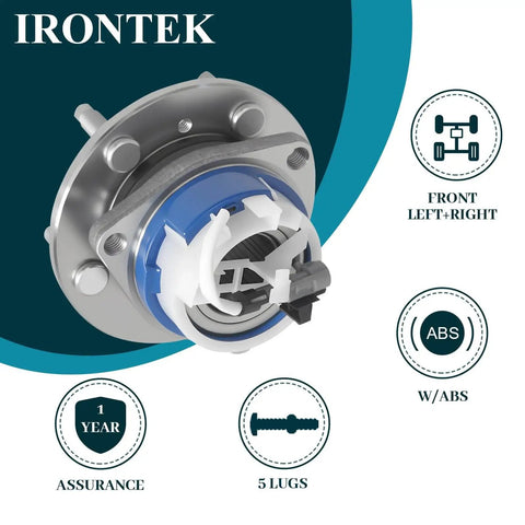 Front Wheel Hub And Bearing Assembly 513179 With Abs 5 Lugs For Buick Century 01-05 LaCrosse 05-09 LeSabre 01-05 Lucerne 06-11 Fwd Direct Fit Replacement