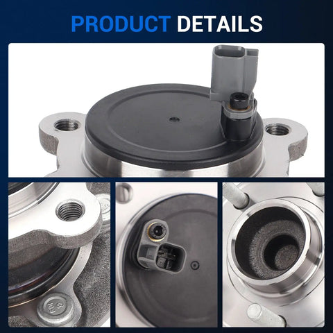 Product details of Beefy Rear Wheel Bearing And Hub Assembly For Ford Escape C-Max And Lincoln MKC 2013 2019 with Five Lug and ABS