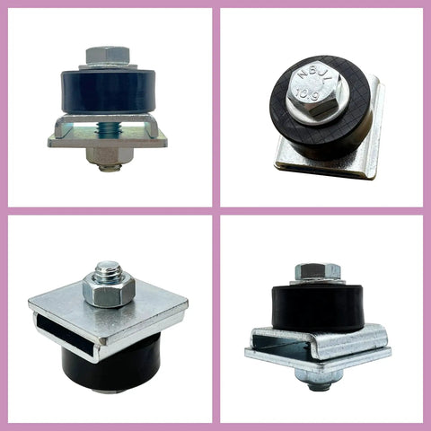 Trolley Assembly Limiter For One And Five Eighths Inch Wide Strut Channel And Taller Unistrut Sliding Stop Pack Of 2 with Washers
