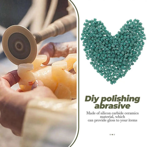 Silicon Carbide Cone Shaped Tumbling Media For Rotary Polishing Machines Grit Abrasive Buffing Material For Jewelry Polisher