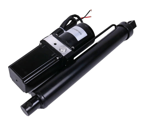 Heavy Duty Workhorse 12V DC Electric Linear Actuator with 12 Inch Stroke for Dump Trailers and Lift Tables 1760 to 2300 lbs Push Load
