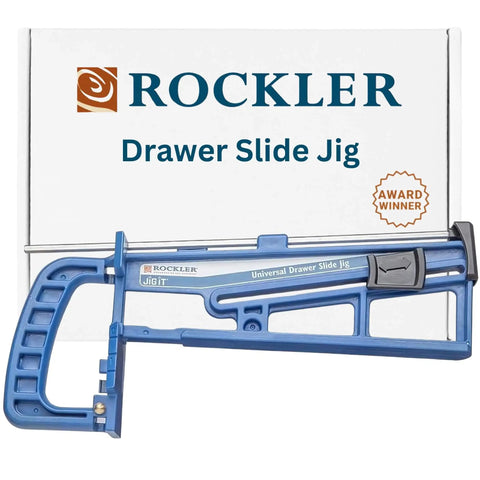 Front view of Universal Drawer Slide Jig For Cabinets Easy Install Drawer Slides Quickly And Accurately With A Locking Wedge