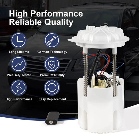 Electric Fuel Pump Module Assembly With Sending Unit O Ring For 2008 2010 Chrysler Town And Country 3.3L 3.8L 4.0L V6 Dodge