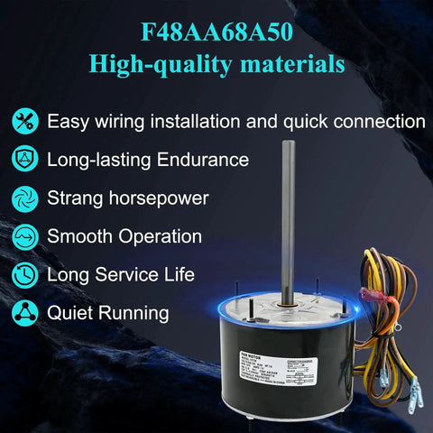 Condenser Fan Motor Replacement 10728 Drop In Replacement For Mars 10733 with long-lasting endurance and quiet running