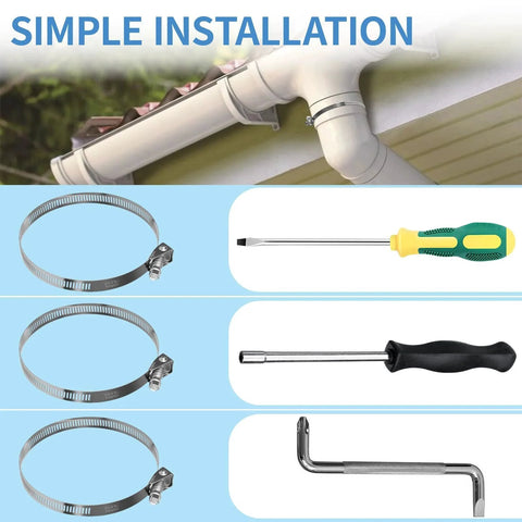 5 Pack Heavy Duty Quick Release Hose Clamps Stainless Steel From One To Four And One Half Inches Adjustable Range Large Worm Gear Clamps For Garden Fuel Line Pool Automotive Mechanical And Home Use