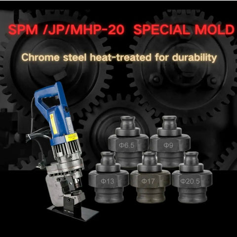 Heavy Duty 20 Piece Round Hole Punch Die Set For Electric Hydraulic Punch Tool with SPM JP MHP-20 mold and dies