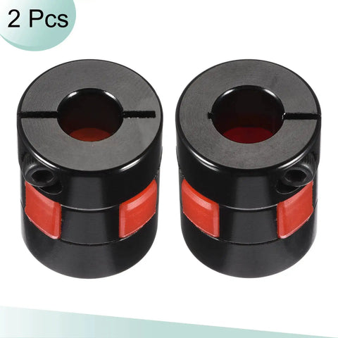 Aluminum Shaft Coupling 8Mm To 9Mm Bore Flexible Coupler Joint For Servo And Stepper Motors 25Mm Length 20Mm Outer Diameter Pack Of 2