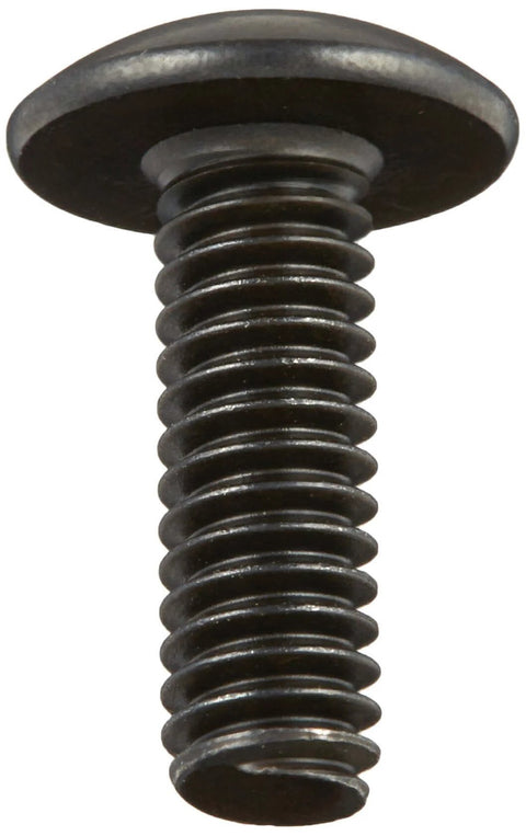 Steel Truss Head Machine Screw With Black Oxide Finish, Meets ASME B18.6.3, Phillips Drive, Thread Size Eight By Thirty Two, Fully Threaded