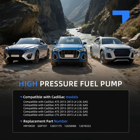 Drop In High Pressure Fuel Pump For Cadillac ATS 2013 2015 2.0L And 2.5L And CTS 2014 2015 2.0L Reliable Replacement With HM10030