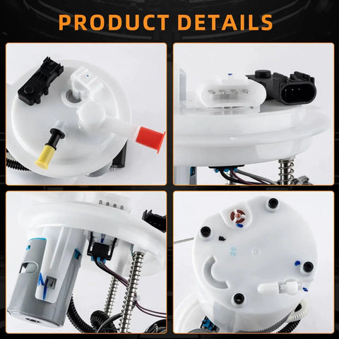 Close-up views of Electric Fuel Pump Assembly Direct Fit For Buick Enclave 2009 2017 GMC Acadia 2009 2016 Acadia Limited 2017.