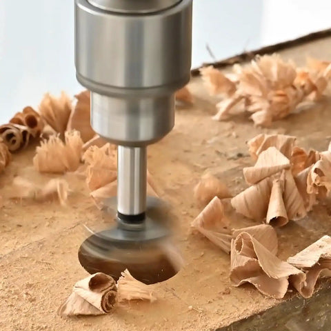 Pro Grade Forstner Drill Bit Eleven Sixteenth Inch 17.5mm YG8 Carbide 91HRA Heavy Duty Precision Cutter for hardwood drilling