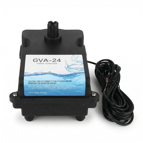 GVA 24 Pool Valve Actuator Replacement with 15 foot cable for Hayward Aqua Logic, front view