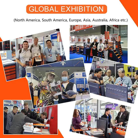 Global exhibition displaying Cat BT40 Large Capacity CNC Tool Holder Keeper And Storage Cart
