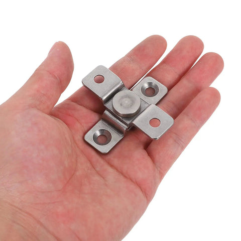 Heavy Duty Stainless Steel Torque Positioning Damping Door Pivot Hinges 2 Newton Meter for cabinets, in hand view.