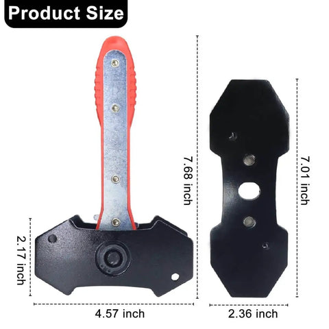 Brake Caliper Press Tool With 360 Degree Swing Ratchet Piston Compressor Pad Spreader DIY Ready Pro Grade And Two Extra Steel Plates