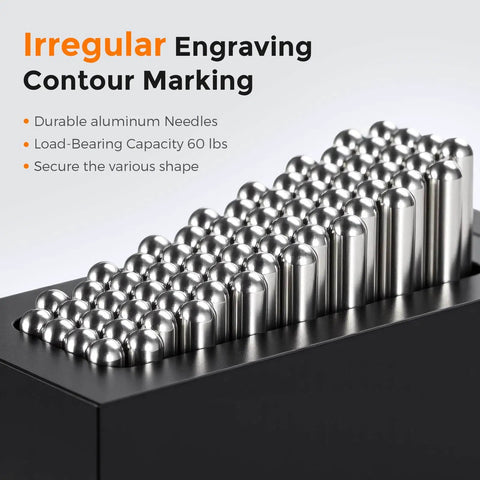 Flexible Fixture Clamp For CNC Laser Marking Machines Universal Tooling Fixture Claw 30x79MM SUS Stainless Steel 6MM Pin 21MM Stroke