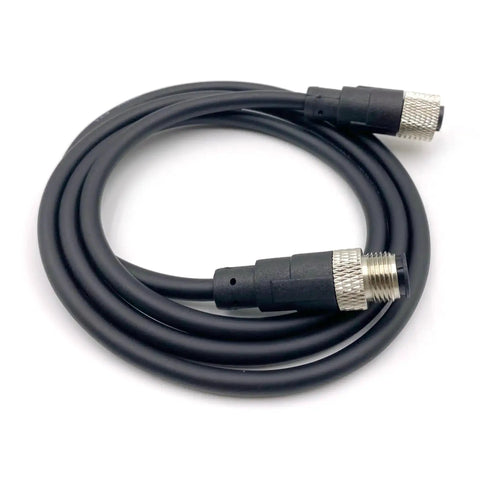 M12 4 Pin A Code Male To Female Connector Cable 1 Meter Waterproof IP67 Aviation Sensor Actuator Wire