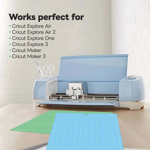 12x12 Cutting Mats 4 Pack Set For Cricut Machines LightGrip StandardGrip StrongGrip FabricGrip near Cricut Maker 3