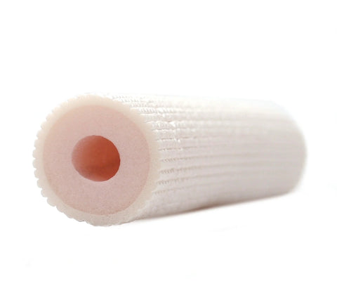 1/4 in insulated copper refrigerant line with white foam insulation, 25 ft long