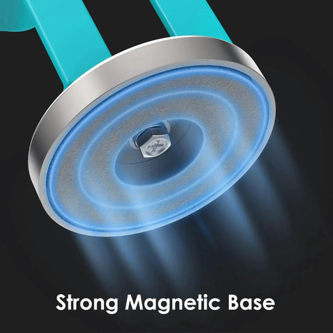 Close-up of Sturdy Magnetic MIG Welding Torch Holder With Anti Rust Coating And Smooth Electroplated Finish Boss Magnetic Base