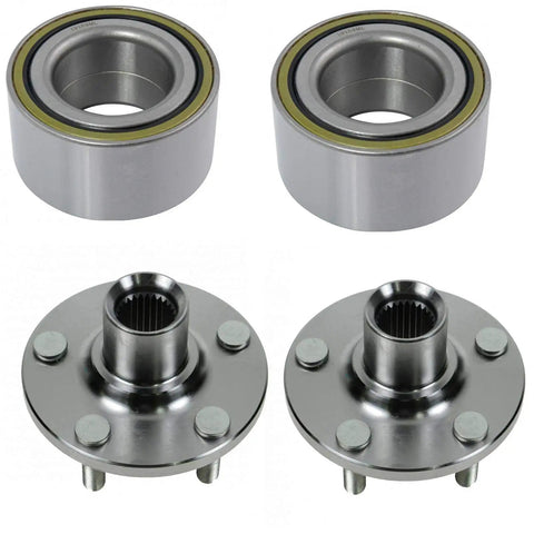 Two Piece Front Wheel Bearing And Hub Kit For 2002 2010 Chrysler PT Cruiser And 2002 2005 Dodge Neon Includes Two Front Hubs And Bearings