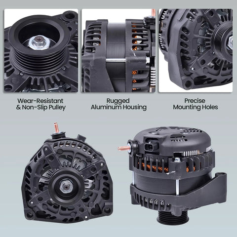 Heavy Duty 300A 14V High Output Alternator Replacement For 2007 To 2011 Escalade 6.0L 6.2L V8 And GM SUVs Like Avalanche Tahoe