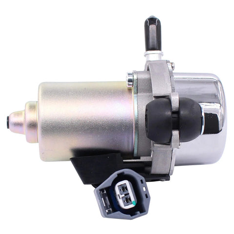 Power brake booster vacuum pump, NewYall UP-28 electric automotive part with metallic housing and gray 2-pin connector