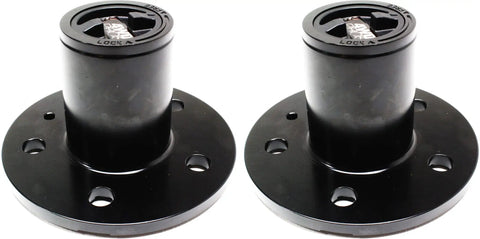 Set Of 2 Manual Locking Hubs For 5-Stud 4.5 Inch Bolt Circle, 23 Spline, Fits 1983-1990 Ranger 4WD, 23 Spline Hub Compatible