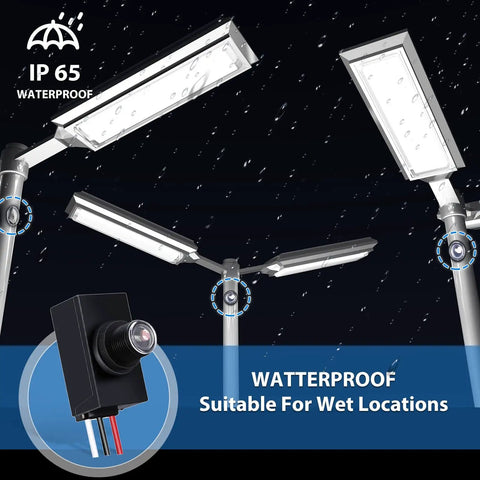 Waterproof 12 Pack Dusk To Dawn Outdoor Lighting Sensor Switch 100 277V Photoelectric Photocell Light Sensor for wet locations
