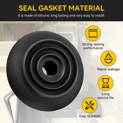 Replacement Silicone Gasket For Cuisinart Single Serve Coffee Makers Upper Needle Seal Ultra Snug Leak Proof Fit For SS-10 SS-10P1