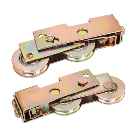 2 Pack One And A Quarter Inch Sliding Glass Door Tandem Rollers Replacement Kit For Patio Doors Up To 330 Lbs Heavy Duty Wheels
