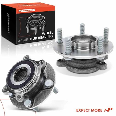 Beefed Up Front Wheel Bearing And Hub Assembly 2 Pack 5 Lug Direct Bolt On Replacement Fit Mazda 3 2014 2018 3 Sport
