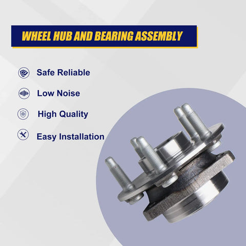 Wheel Bearing Hub Assembly 513282 2Pcs Front Rear With Encoder ABS For Cadillac CTS 2008 2014 2018 2019 XTS Camaro Impala