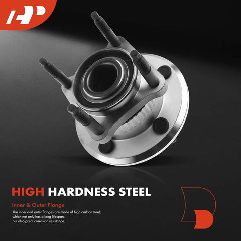 Rear Wheel Bearing And Hub Assembly 5-Lug Direct Fit Replacement Fits Jeep Grand Cherokee 2005 2010 And Commander 2006 2010 High Load Capacity For Smooth Ride And Reliable Axial Radial Support, close-up view