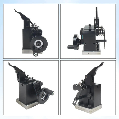 Mini Punch Grinder For CNC Lathe And Milling Tools High Precision HRV60 showing multiple angles and roller system