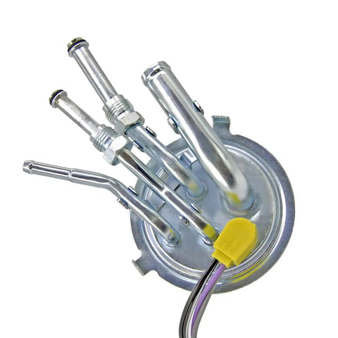 Gas Fuel Pump Assembly For 1994 1995 Chevrolet S10 And GMC Sonoma L4 2.2L Replacement SP06A3H top view with connectors visible