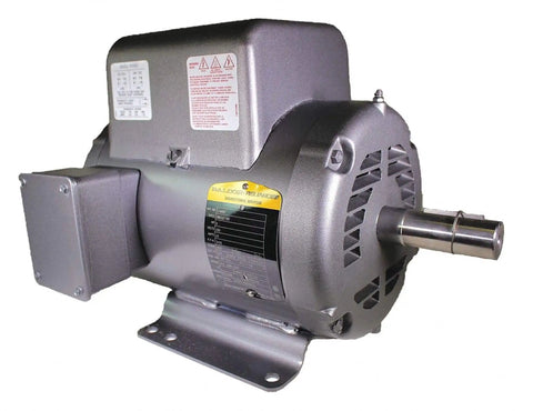 1 Unit 5 HP Single-Phase General Purpose AC Motor, 184T Frame, Open Enclosure, 3450 RPM, 60 Hz, 230 V, Copper Windings