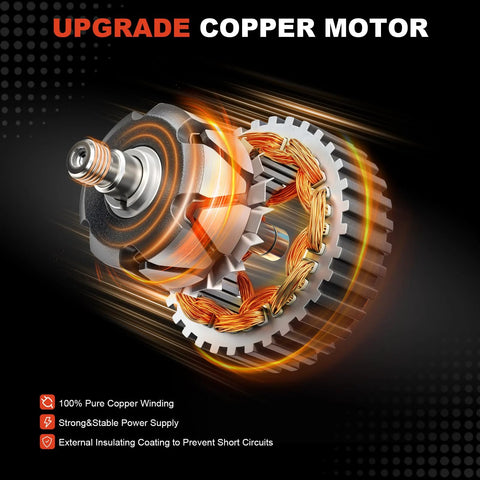 11340 High Output 150 Amp 12V Alternator Replacement For 2007 To 2009 350Z And 2009 To 2010 370Z Infiniti M35 with copper motor