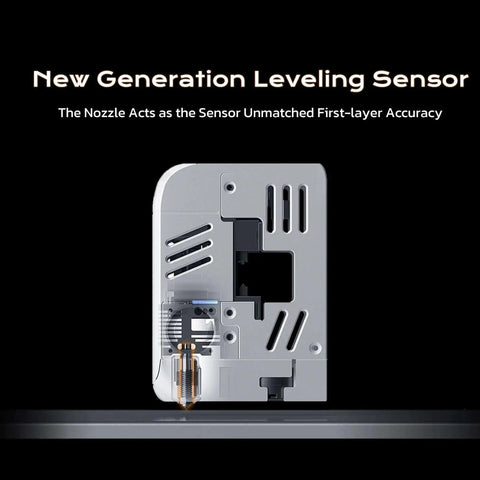 Enclosed FDM 3D Printer With Auto Leveling Sensor for flawless first layer printing, nozzle acts as sensor for unmatched accuracy