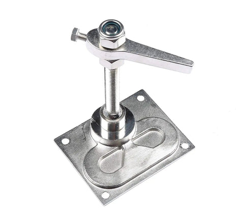 MIZUGIWA stainless steel flush hatch latch with turning lock and back plate