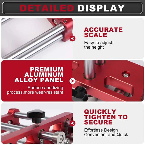 Three Station Sheet Metal Bender Edge Roller For Standing Seam Roofing Tools detailed display with aluminum alloy panel