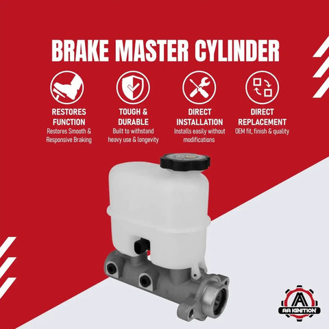 Replacement Brake Master Cylinder For GM Trucks And SUVs Direct Fit 1999 To 2002 Silverado 1500 Blazer Yukon Escalade