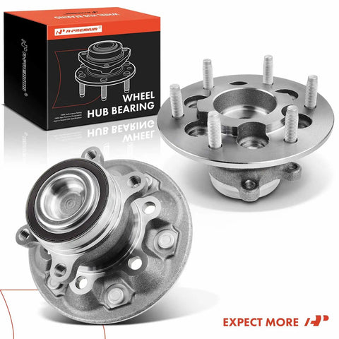 Front Wheel Bearing And Hub Assembly Set For Chevy Colorado 2009 2012 And GMC Canyon 2009 2012 6 Lug 2 Front RWD Only High Load Roller Bearing